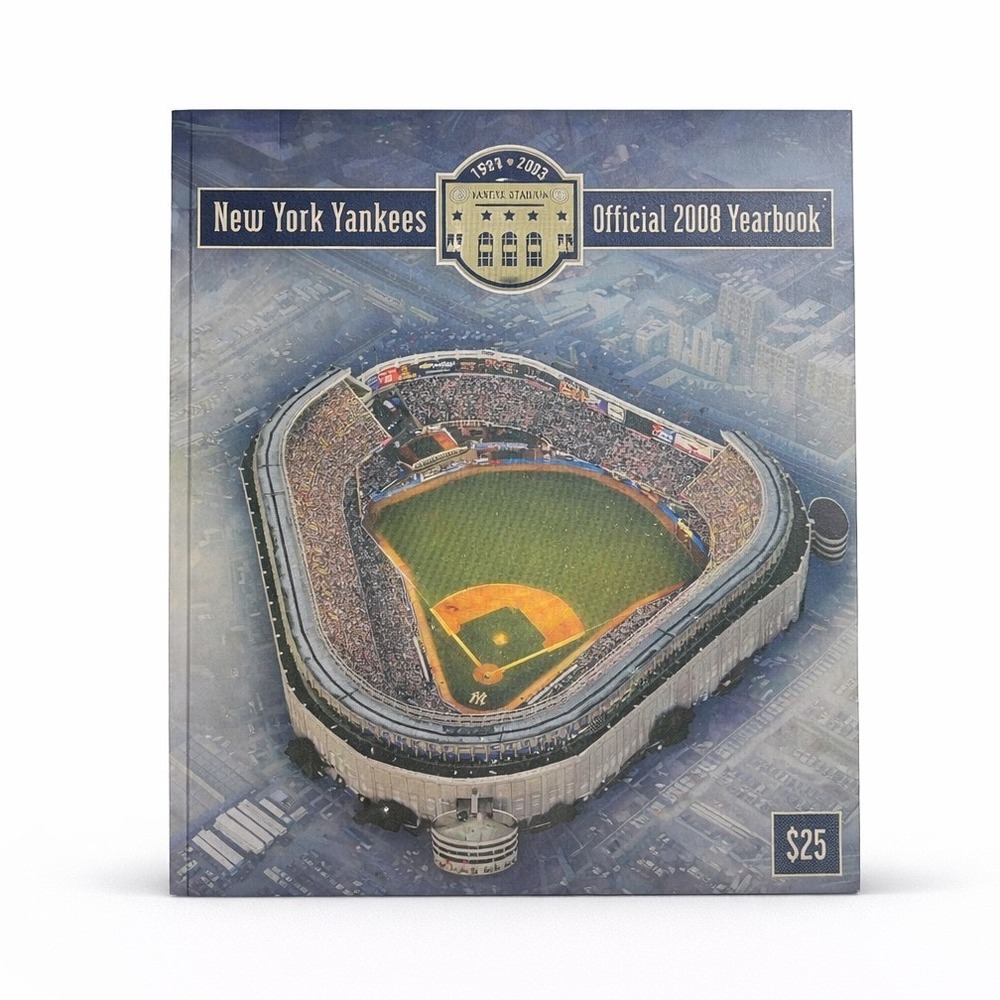 New‎ York Yankees Official 2008 Yearbook Yankee Stadium Final Season Sealed MLB